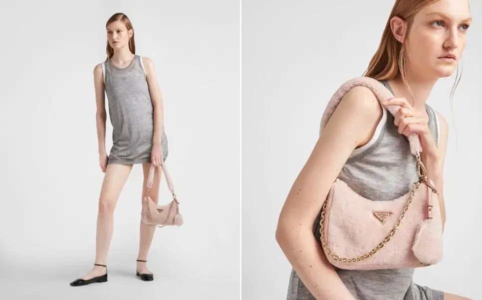 Shearling ショルダーバッグ