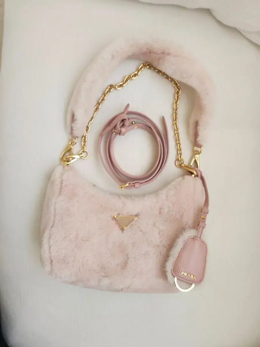 プラダ Shearling ショルダーバッグ DECORATOM_COM_BR