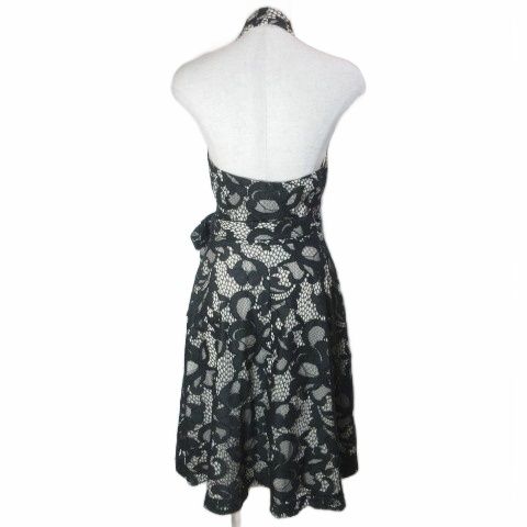 ダイアンフォンファステンバーグ DIANE von FURSTENBERG NEW AMELIA HALTER ホルターネックレースワンピース