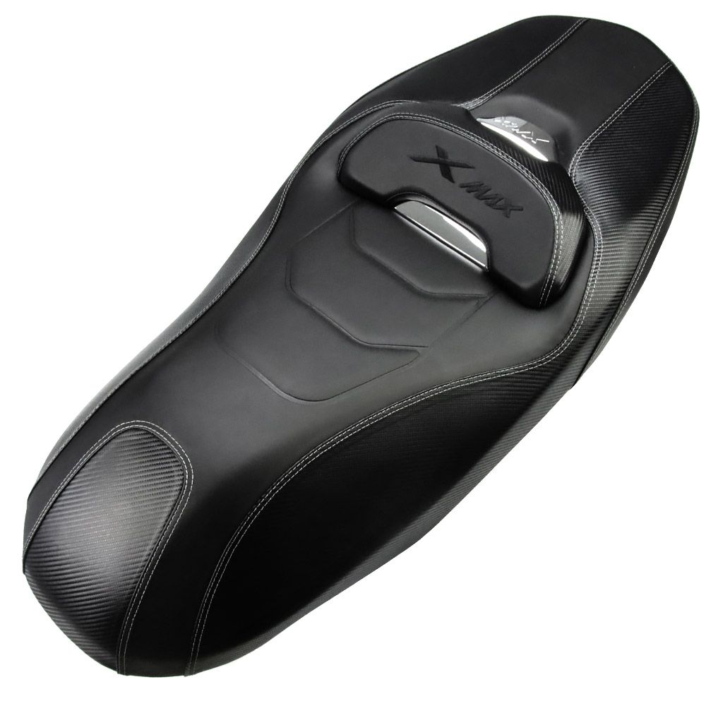 ヤマハ対応 Xマックス250 XMAX250 2025～ モデル SG70J 用 ローダウン カスタムシート完成品 黒レザー調 ＆カーボン調