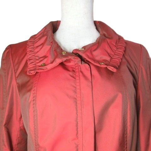 エスカーダ ESCADA ジップジャケット 玉虫色 32 150 76A 赤 レッド X GULLKHAN_COM