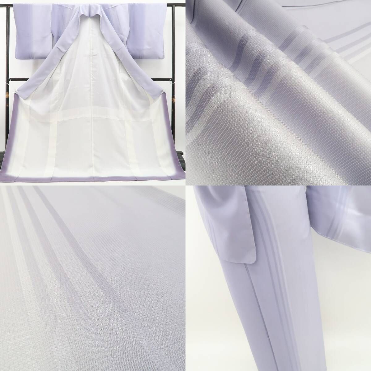 お洒落小紋で気分を上げる 仕付け糸付