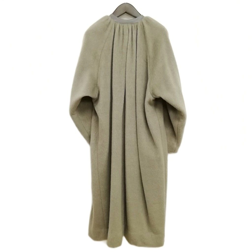 エレンディーク ELENDEEK 512160021201-01 エコヘアーレザー トリミング コート ノー 2 グレー系