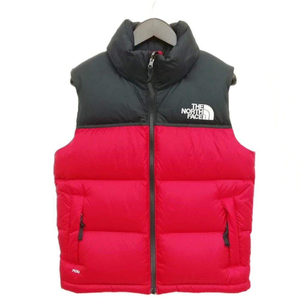 ザノースフェイス THE NORTH FACE NF0A3XEP 1996 RETRO NUPTSE VEST ヌプシ ダウン ベスト S ブラック レッド