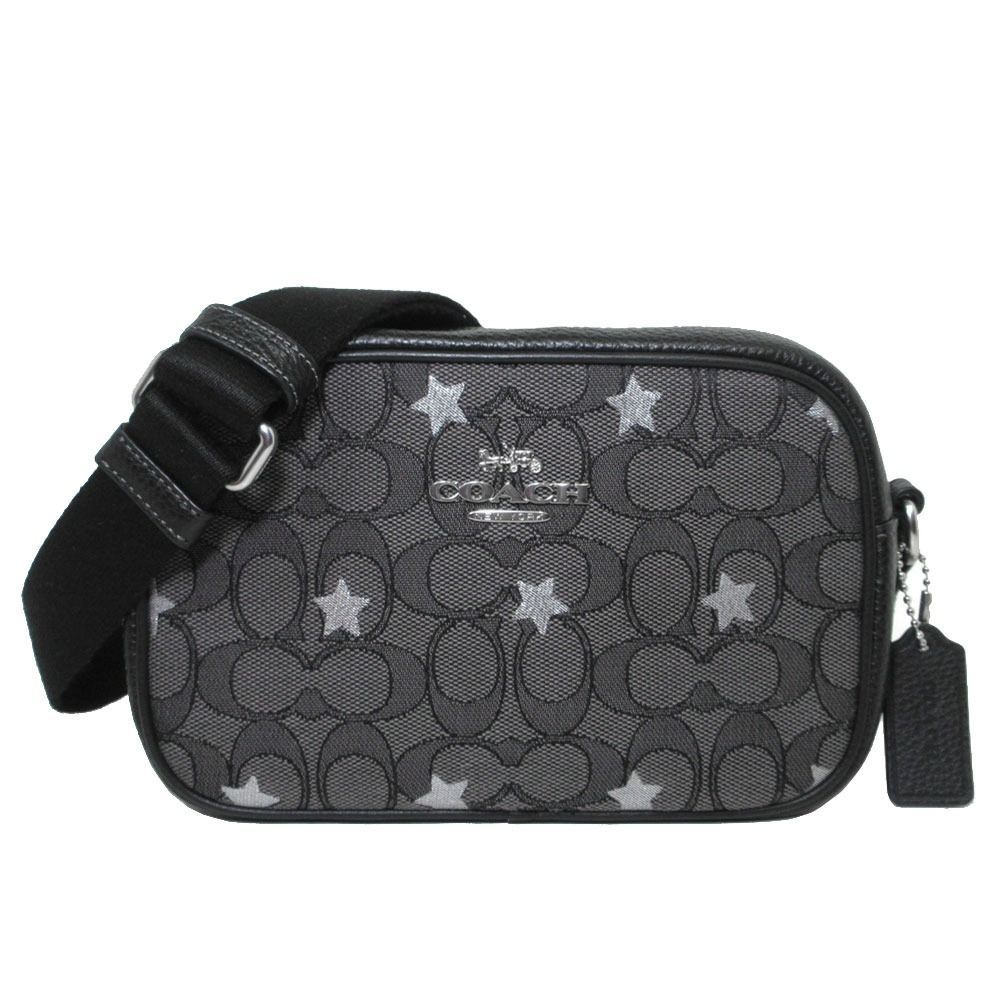 コーチ バッグ ショルダーバッグ COACH JAMIE シグネチャー スター ジャカード エンブロイダリー ミニ カメラバッグ 斜め掛け CO926 SVWFV スモーク×ブラックマルチ アウトレット レディース