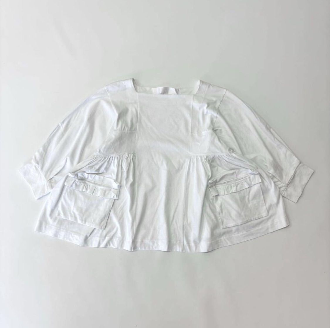 24ss 2025 tao COMME des GARCONS タオ コム デ ギャルソン フラワー エンブロイダリー 刺繍 カットソー サイズ M 709-0080