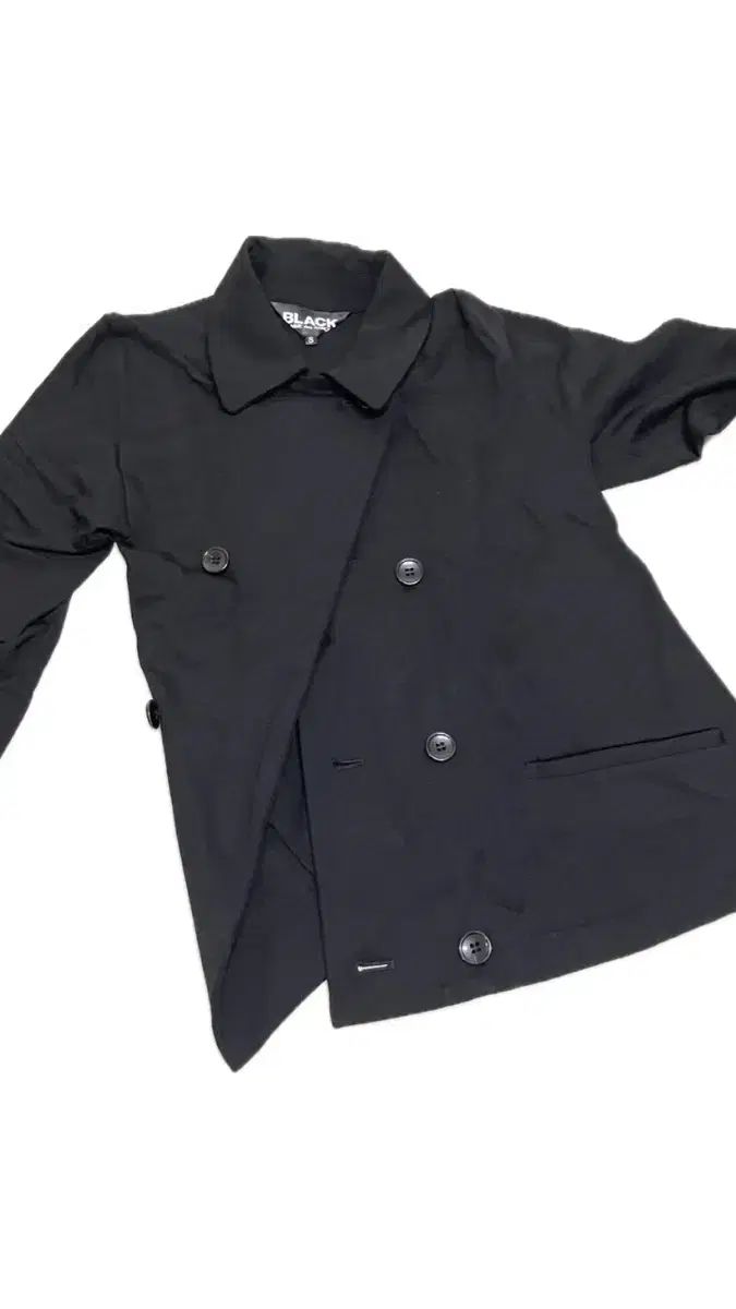 コム デ ギャルソン ブラック 斜めボーダー ジャケット GULLKHAN_COM