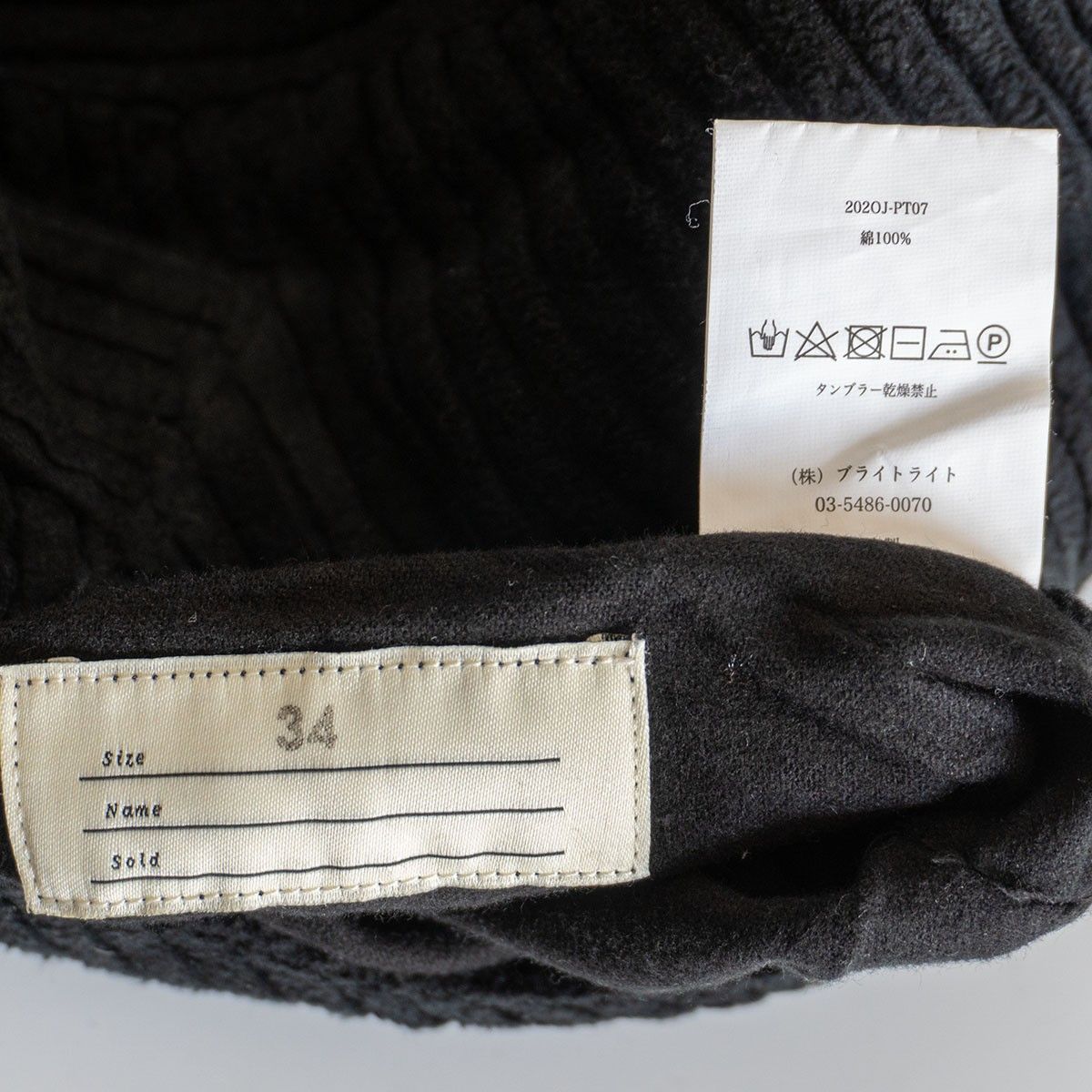  OLD JOE SLIT POCKET GRANDPA TROUSER 34 コーデュロイ トラウザー パンツ ジョー スラックス パンツ