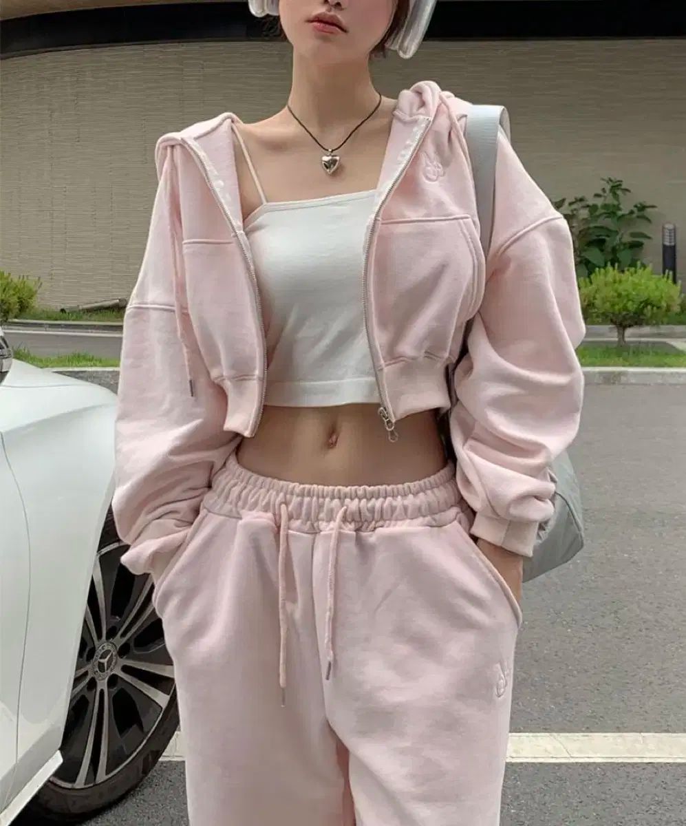モディムード トレーナー セット ベビーピンク