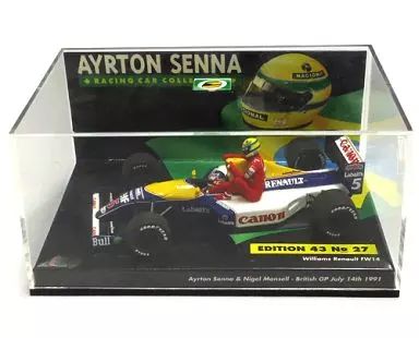 ミニカー 1 43 Williams Renault FW14 British GP July 14th ’91 CANON 5 ホワイト×ブルー×イエロー AYRTON SENNA CAR COLLECTION 540914305