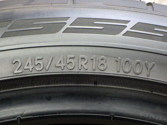  K 467 製造 約9部山 NITTO NT 555 G 2 245 45 R 18 1本 13インチ サマータイヤ ノーマルタイヤ