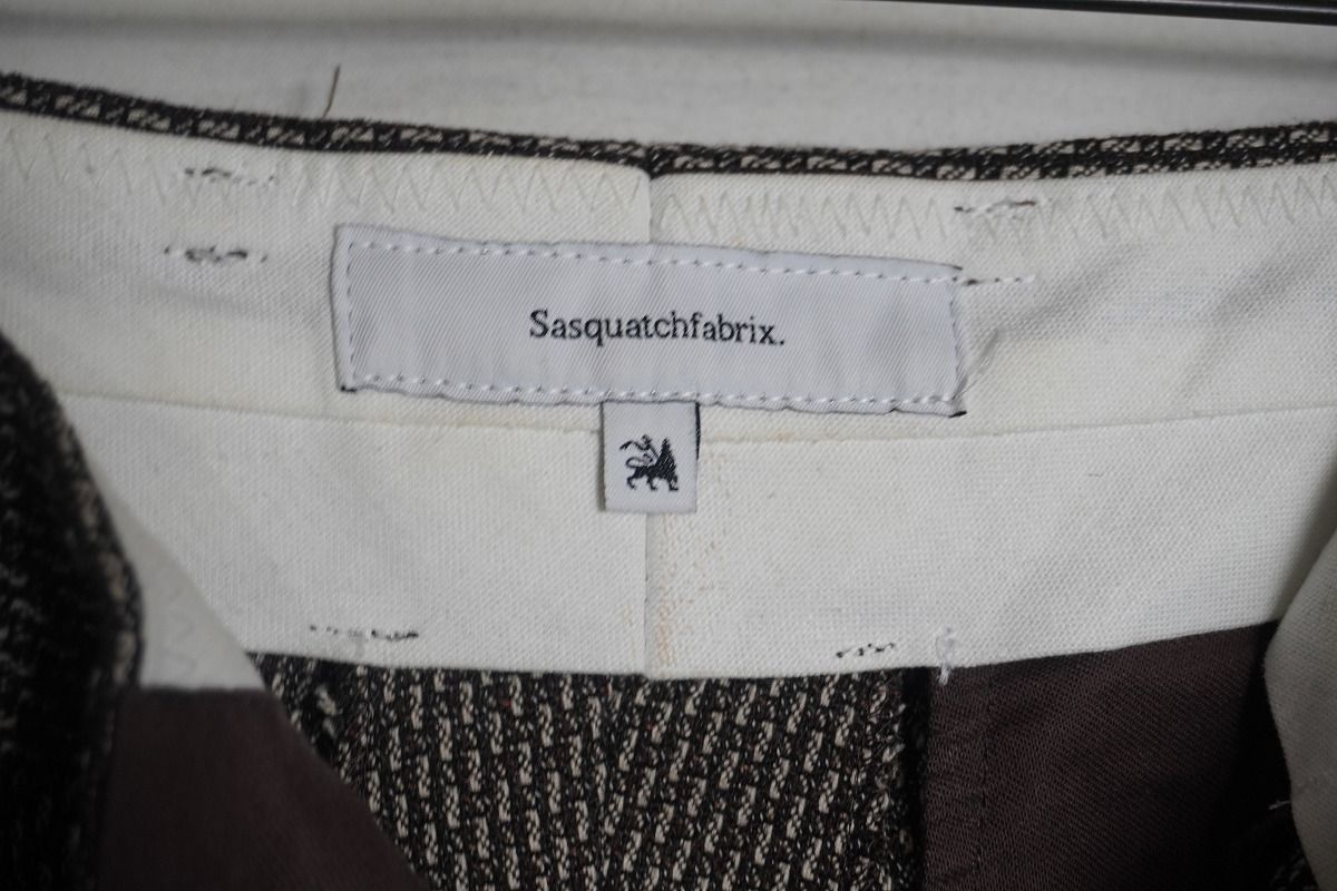 24 SS fabrix サスクワァッチ ファブリックス COIN PK SLACKS SS-PA 9-002 ドローストリングス ワイド パンツ 717 P