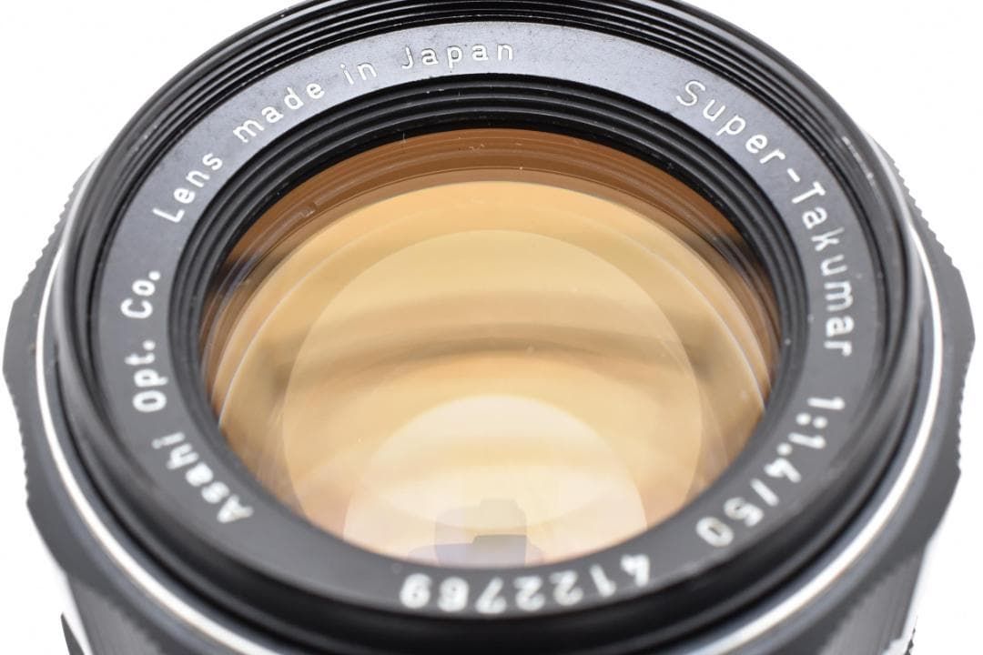 黄変なし】Super Takumar 50mm F1.4 フード付 C111 黄変なし】Super