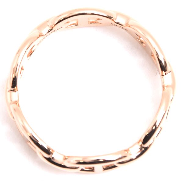 エルメス 指輪 ユニセックス シェーヌダンクル アンシェネPM リング 58号 ピンクゴールド HERMES 750PG