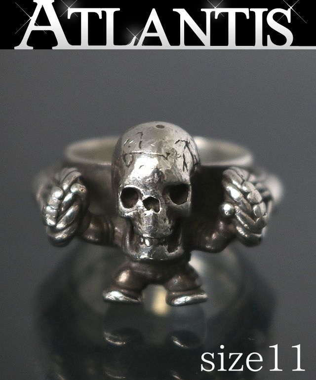 CHROME HEARTS 銀座店 クロムハーツ フォティハリスティーター ケーブル リング 指輪 シルバー SV925 約11号 100921