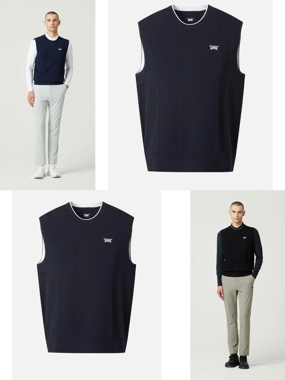 PXG メンズゴルフ ニット ベスト LLC-HASEGAWATOSO_COM