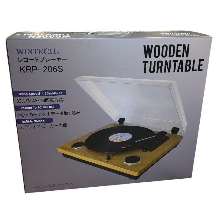 WINTECH レコードプレーヤー
