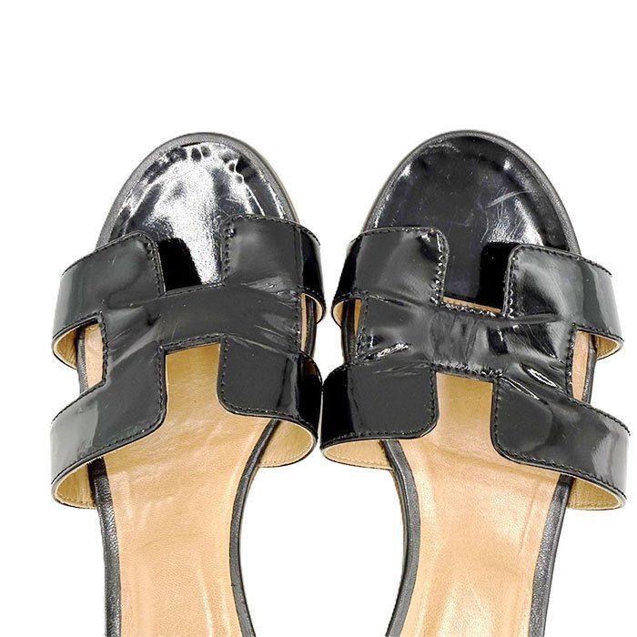  エルメス HERMES サンダル ミュール Hデザイン サンダル サンダル ミュール