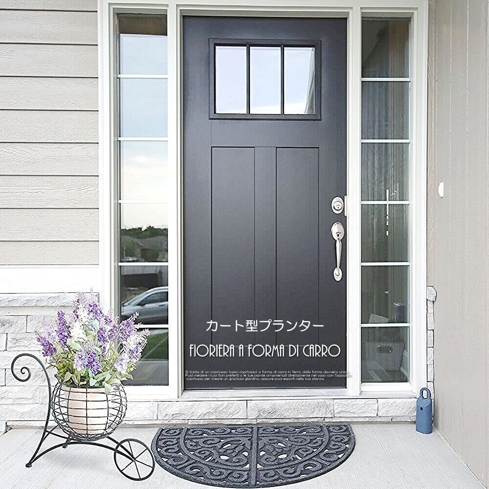 カート型プランターB 鉢カバー プラントホルダー 花台 フラワーベース スタンド おしゃれ ガーデニング インテリア 北欧 リビング おしゃれ モダン 装飾 ウォールデコレーション シンプル ウォールアート インテリア雑貨 ミニマル リビング 玄関 オフィス