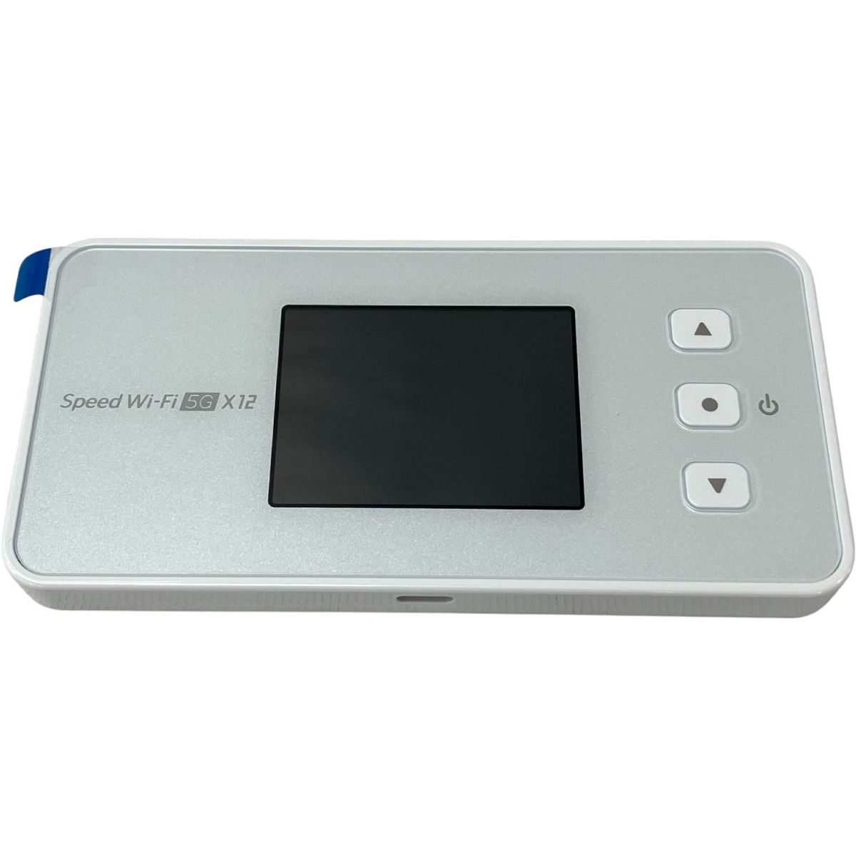 au Speed WiFi 5G X12 NAR03 モバイル ルーター ホワイト 良好 H10590352