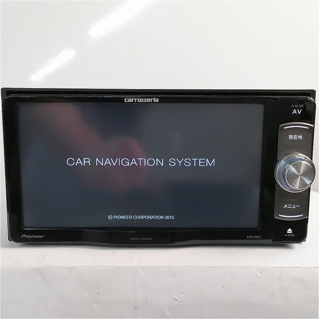 Pioneer carrozzeria AVIC-RW33 7V型200mmワイド メモリーナビ