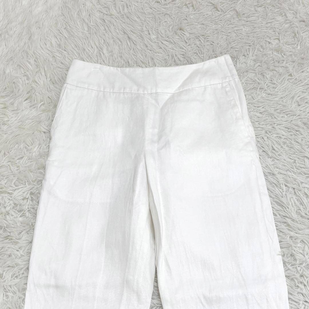 MARGARET HOWELL 麻 100％パンツ Ⅲ ホワイト