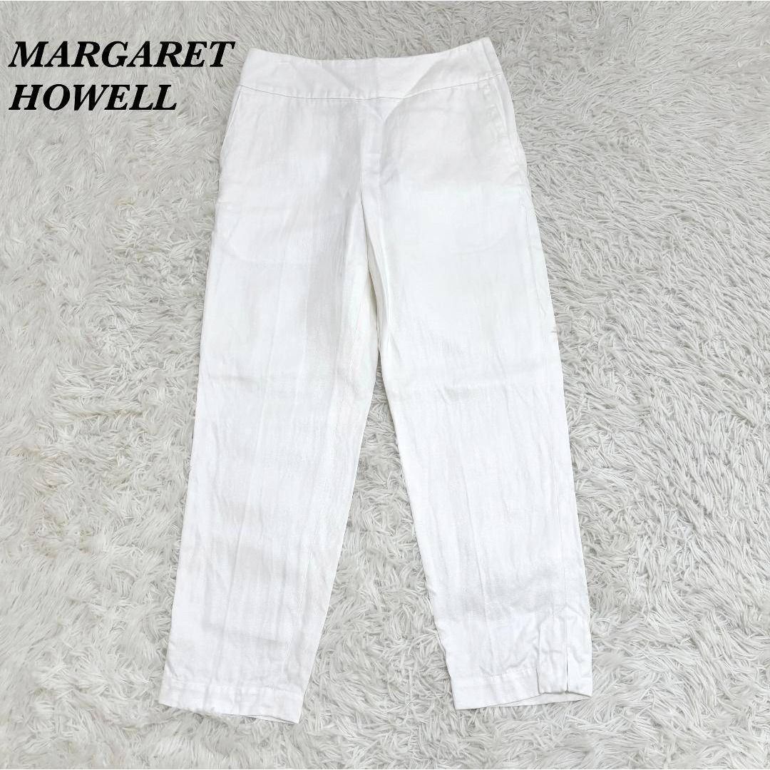 HOWELL 麻 100％パンツ Ⅲ ホワイト