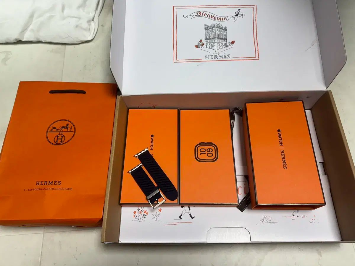 エルメス ウルトラ En mer ブルーニュ バンド