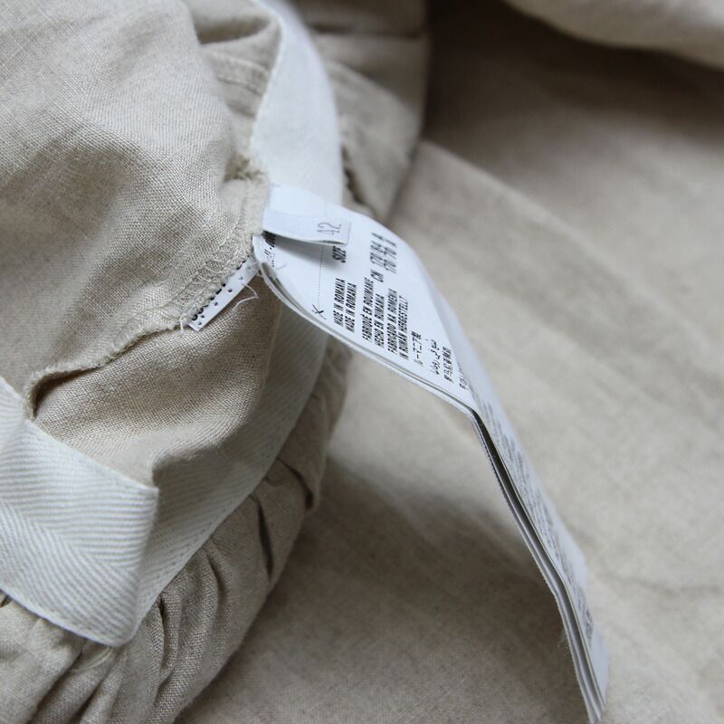 楠本質店 元住吉 PRADA プラダ 麻 ワンピース ベージュ レディース サイズ 42 ENSEMBLEE_COM