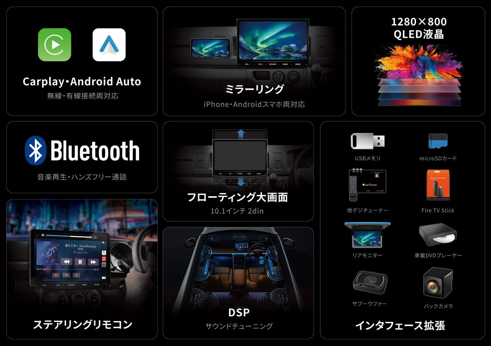 カーオーディオ 2DIN