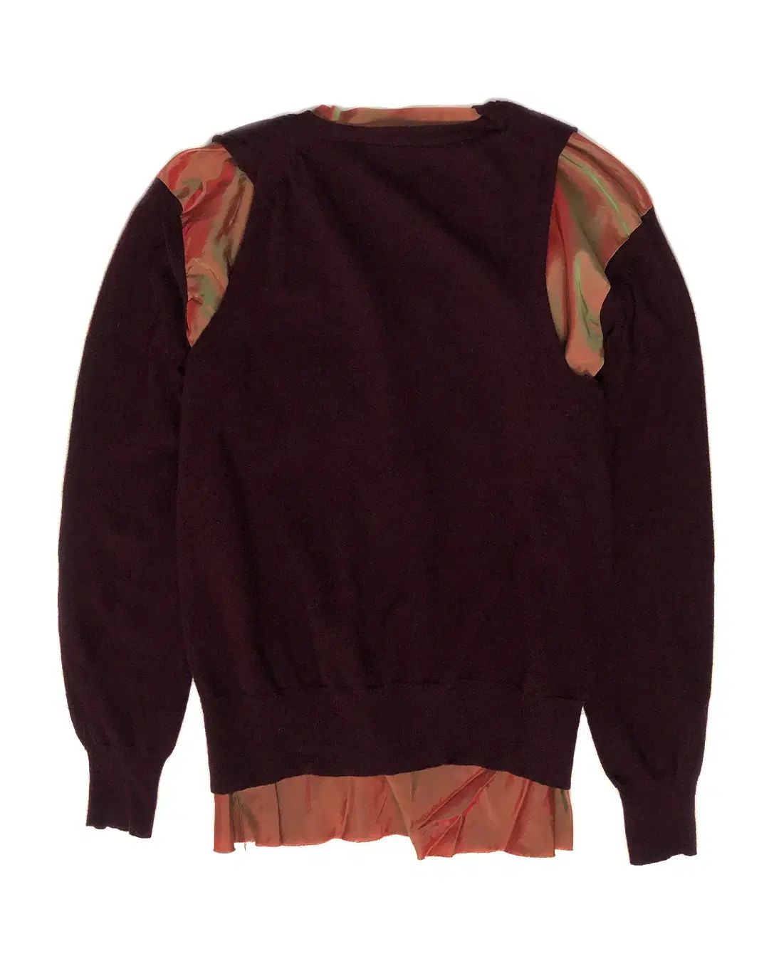 sacai レイヤード ニット ロングスリーブレス