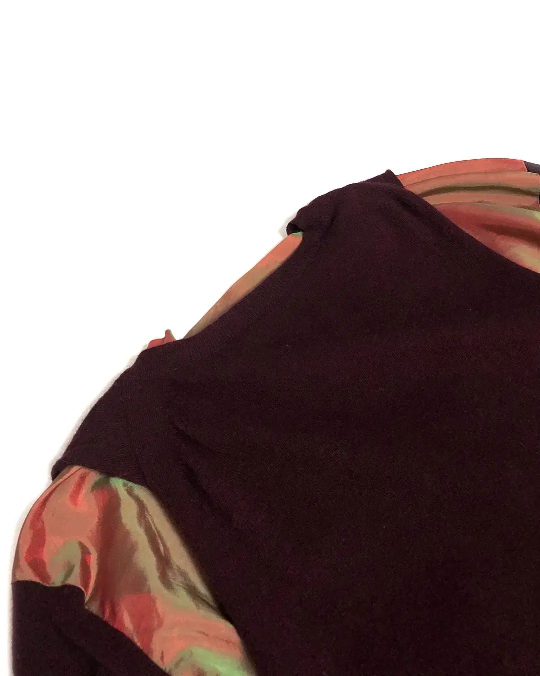  sacai レイヤード ニット ロングスリーブレス 長袖 Tシャツ カットソー