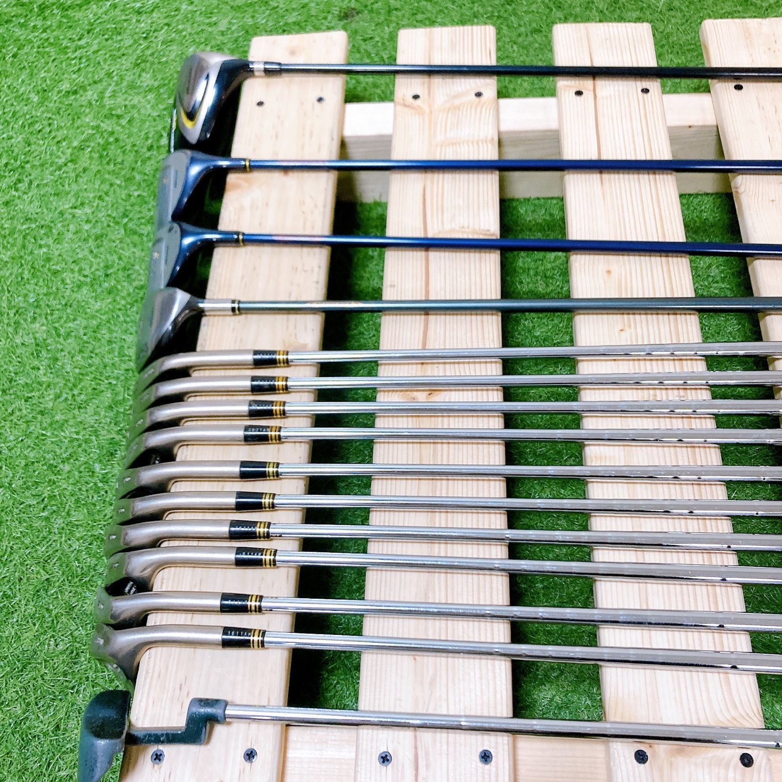  M 8.ミズノ ゴルフクラブ メンズセット 右利き 15本 クラブセット メンズ