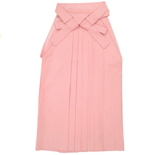 袴 卒業式 女性用 リサイクル LIZ LISA リズリサ ライトピンク 桃色 ストライプ 縞 かわいい はかま ハカマ 春 秋 冬 仕立て上がり 紐下2尺6寸 99cm ＬＬサイズ トールサイズ みやがわ sb16547