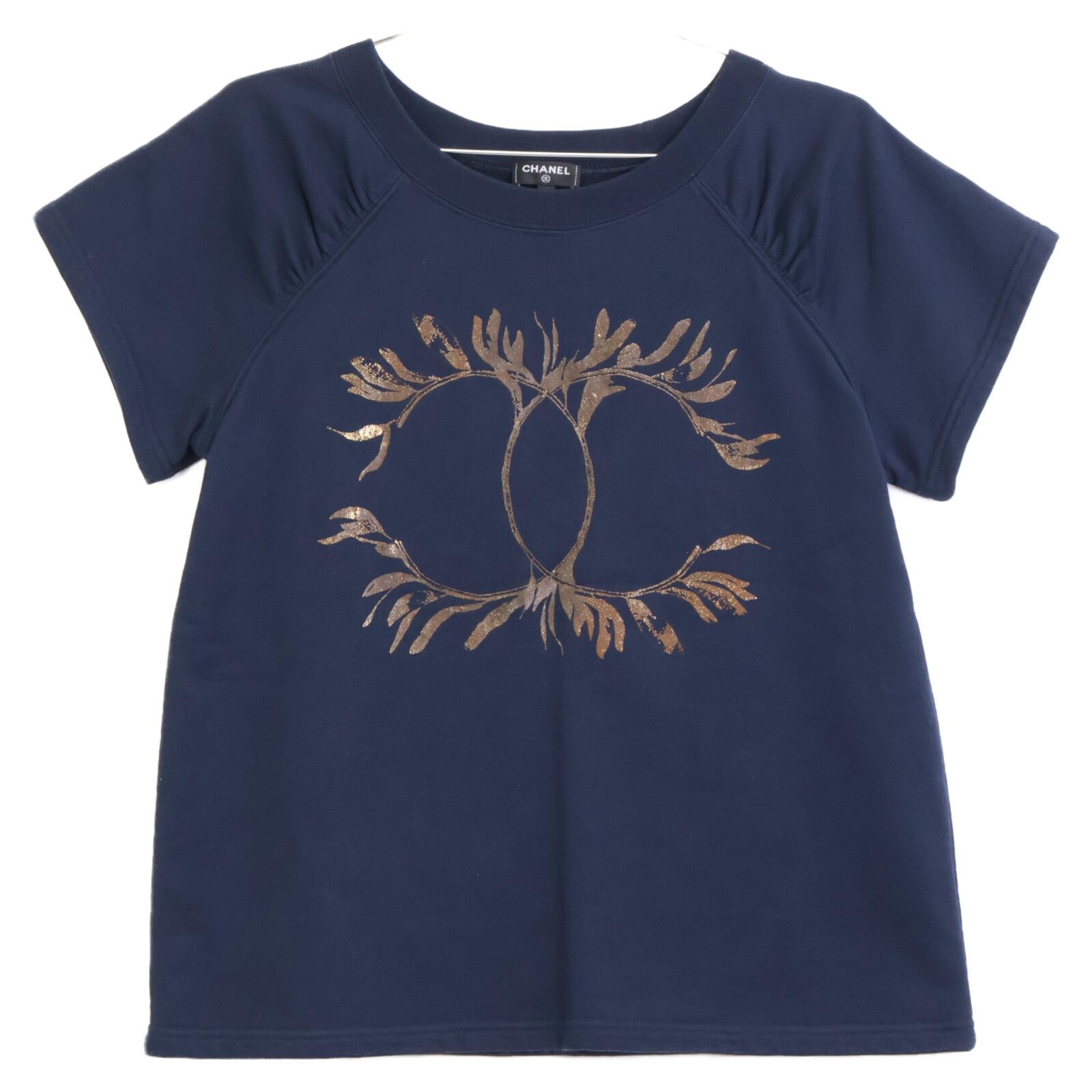 CHANEL シャネル ココマークプリント スウェットTシャツ S
