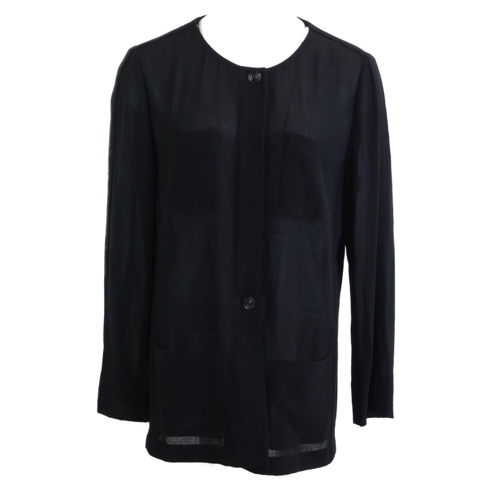 CHANEL シャネル 99P P12784V07189 ココマーク釦 比翼ジャケット ボタンダウンスカート 40 MERCADOAVALIA_COM_BR