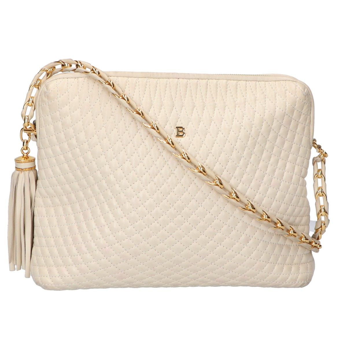 BALLY バリー レザー キルティング チェーン