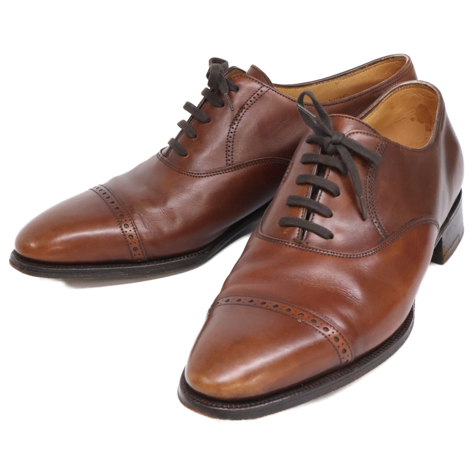 JOHN LOBB ジョンロブ Philip II フィリップ2 7000ラスト パンチングストレートチップ 7 1 2 E