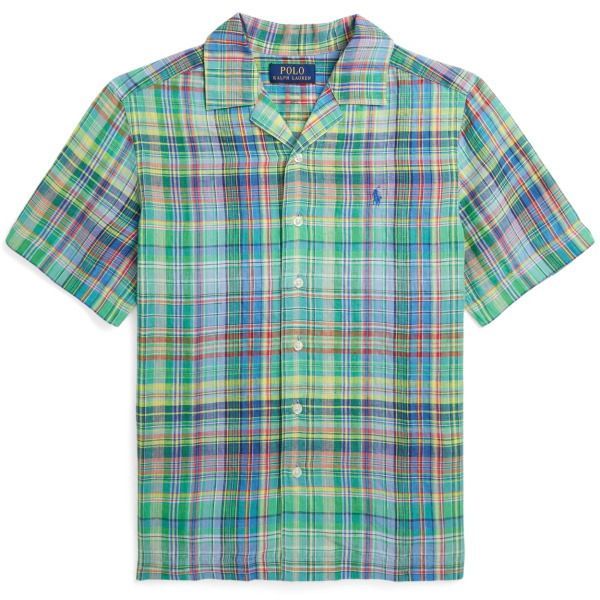 ラルフローレン リネン オープン シャツ