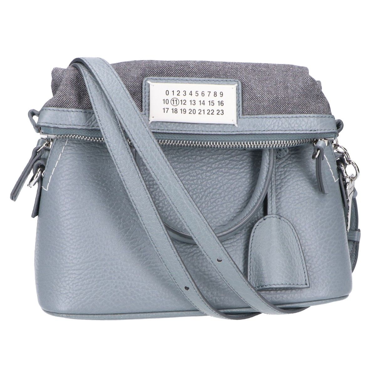 Maison Margiela メゾンマルジェラ S56WG0082 5AC ミニ グレイニーカーフレザー 2WAYトップハンドルバッグ