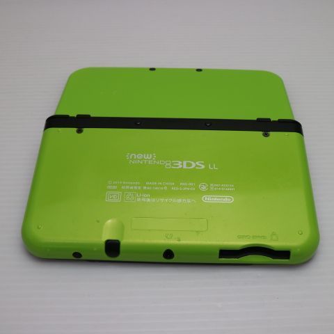Newニンテンドー3DS LL ライム×ブラック game 任天堂 本体 土日祝発送OK 08000