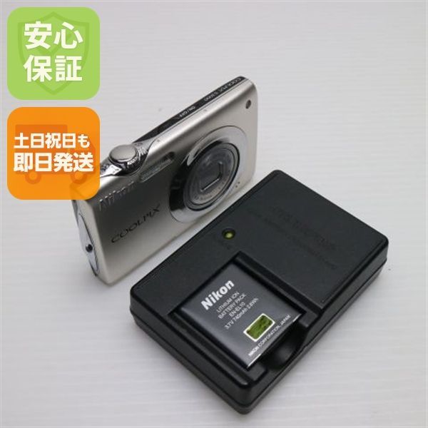 新品同様 COOLPIX S3000 ピュアシルバー 即日発送 Nikon デジカメ