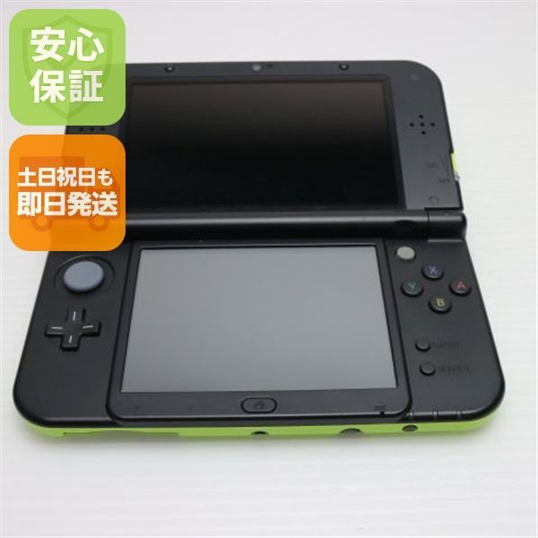 Newニンテンドー3DS LL ライム×ブラック game 任天堂 本体 土日祝発送OK 08000