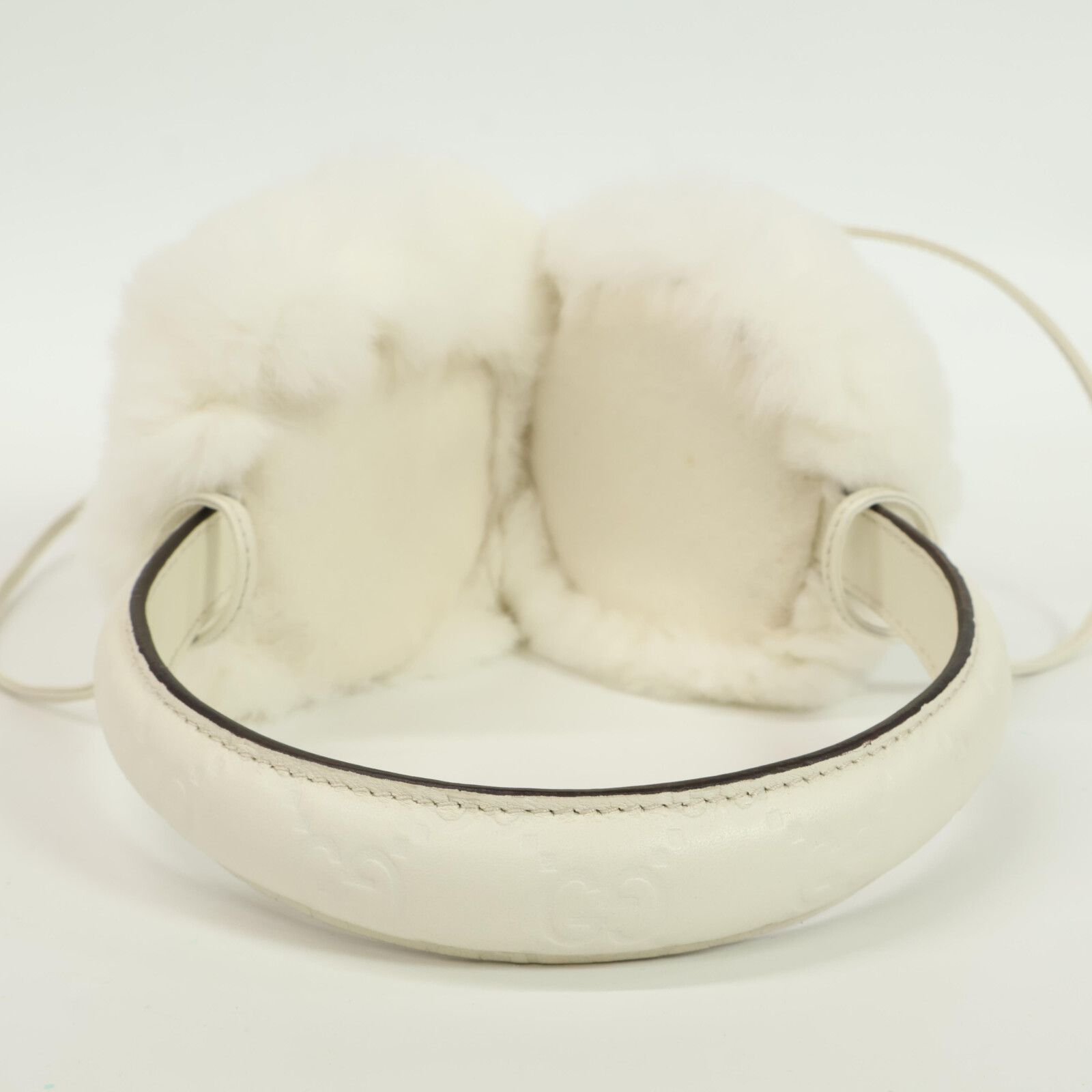 GUCCI グッチ 245929 ラビットファー イヤーマフ WWW_MERCADOAVALIA_COM_BR