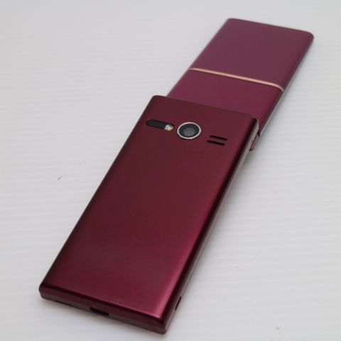 美品 au KYF35 安い MARVERA ワインレッド 即日発送 ガラケー KYOCERA