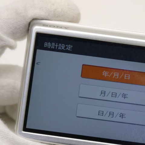 良品中古 Cyber-shot DSC-T200 シルバー 即日発送 SONY デジカメ