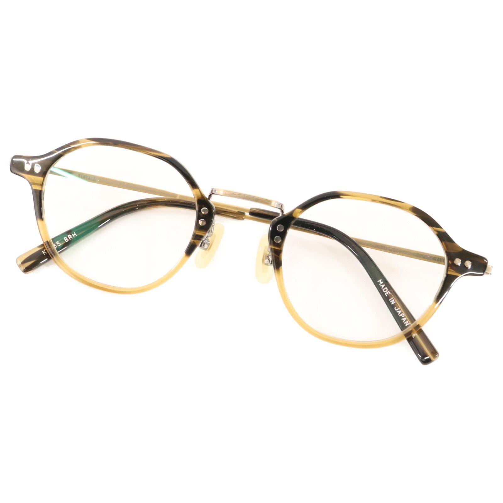 KANEKO OPTICAL 金子眼鏡 VINTAGE KV-85 BRH PURE ヘキサゴンシェイプ メガネフレーム 46 23-145