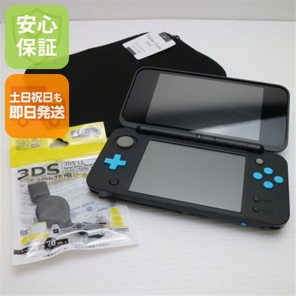 NEWニンテンドー2DS LL ブラック×ターコイズ 2DS NINTENDO 本体 土日祝発送OK 08000