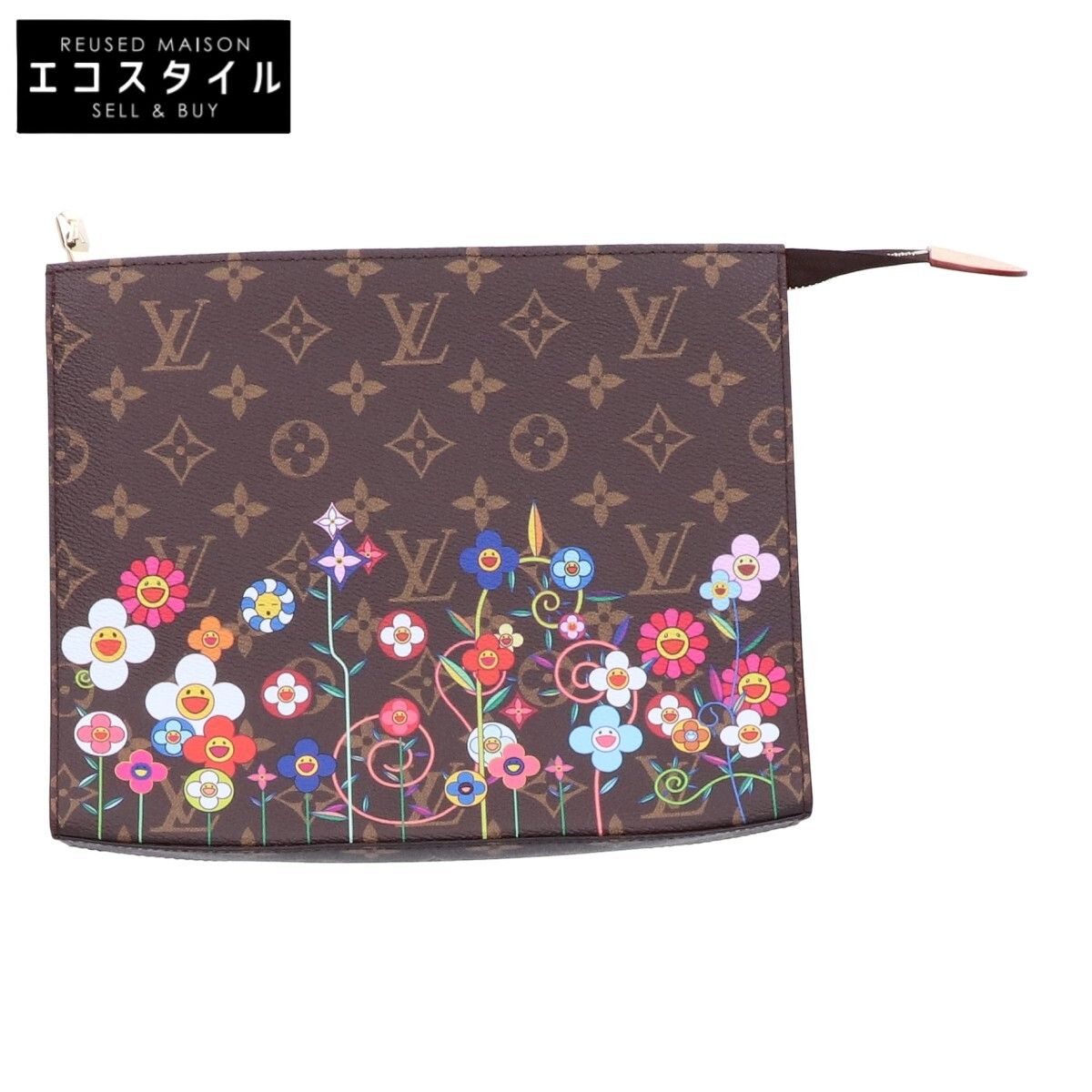 LOUIS VUITTON ルイヴィトン M14180 LV x TM 村上隆 ポッシュ トワレNM