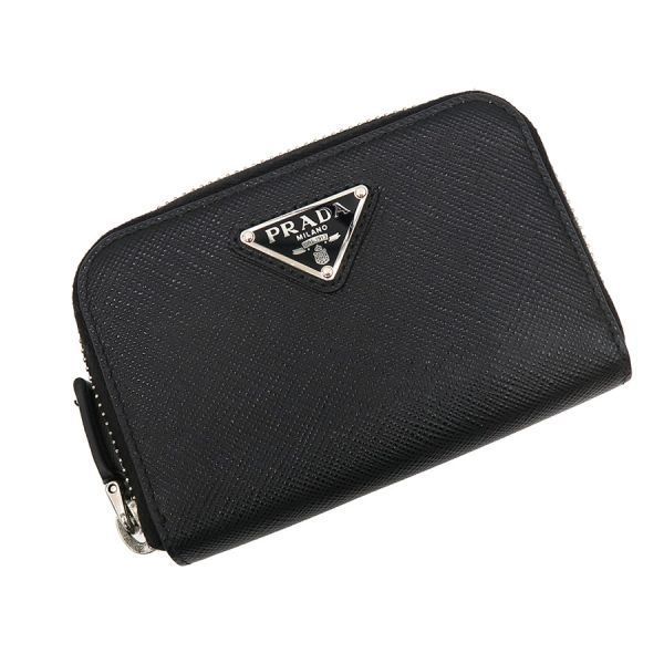 プラダ 2MM003 サフィアーノトライアングルロゴケース PRADA プラダ カードケース コインケース サフィアーノ